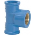 Tê 90 soldável azul 25x1/2" Tigre